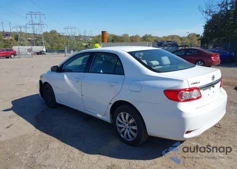 2012 Toyota Corolla Le from USA, damaged, VIN 2T1BU4EE5CC832551